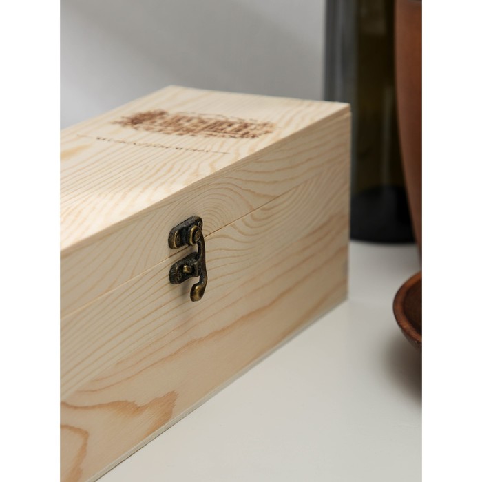 Ящик для хранения вина «Ливорно», 35×10 см, на 1 бутылку