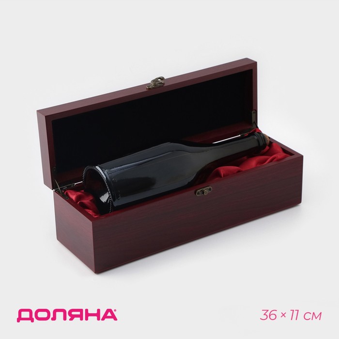 Ящик для хранения вина Доляна «Кьянти», 36×11 см, на 1 бутылку