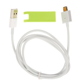 

Кабель LuazON, Lightning - USB, 1 А, 1 м, магнитный разъем, белый
