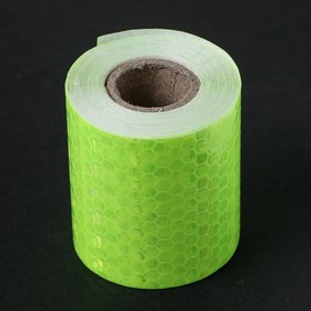 Светоотражающая лента TORSO, самоклеящаяся, зеленая, 5 см х 3 м Ош