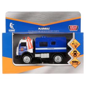 

Машина «Полиция Kamaz Будка», 12 см, открывающиеся двери, инерционная, световые и звуковые эффекты