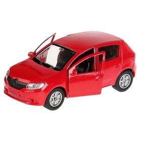 

Машина Renault Sandero, 12 см, открывающиеся двери и багажник, инерционная, металлическая