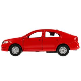 

Машина Skoda Rapid, 12 см, открывающиеся двери и багажник, инерционная, цвет красный