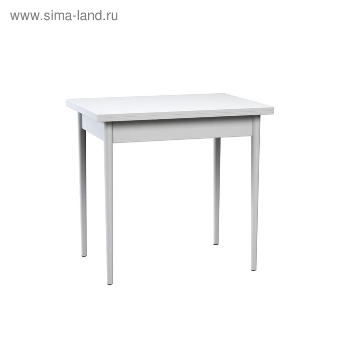 Стол поворотно-откидной «Пируэт», 800(1200) × 600 × 750 мм, опора редуцированная, цвет белый стол поворотно откидной пируэт 800 1200 × 600 × 750 мм опора хром цвет сталь