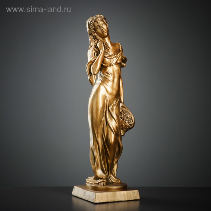 

Фигура "Девушка с корзиной" бронза, 18х18х56см