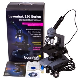 

Микроскоп цифровой Levenhuk D320L BASE, 3 Мпикс, монокулярный