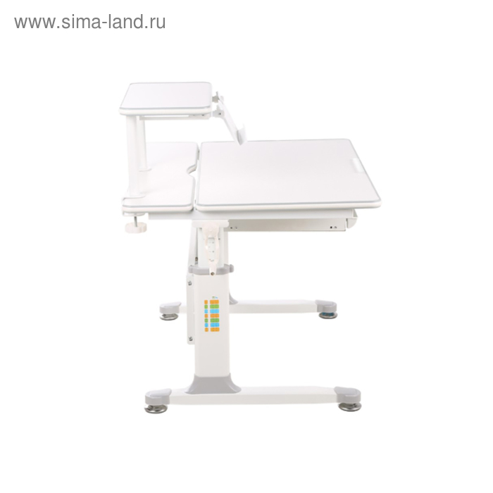 

Парта-трансформер c полкой Rifforma-90 Белый/Белый Цвет кромки Серый