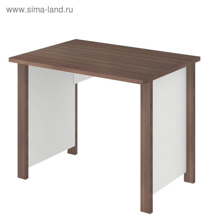 Стол СТД-90, 900 × 640 × 750 мм, цвет шамони / белый стол стд 90 900 × 640 × 750 мм цвет шамони белый
