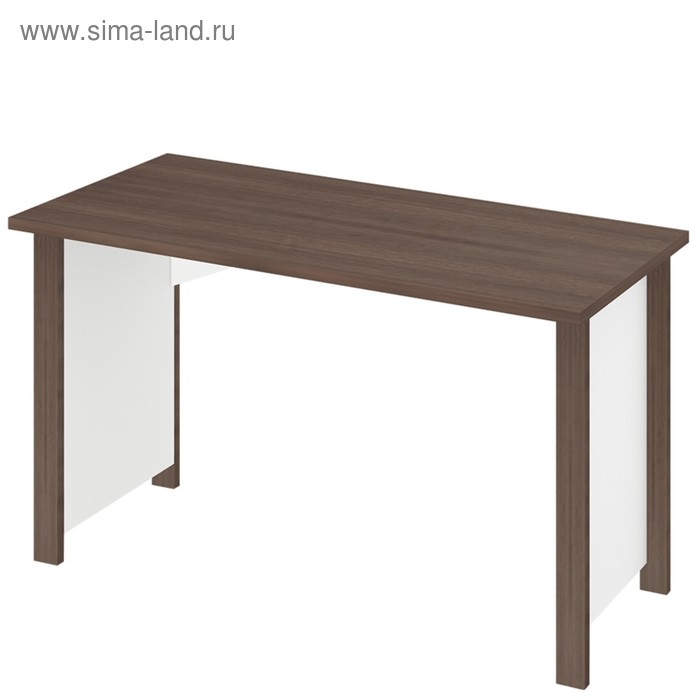 Стол СТД-130, 1300 × 640 × 750 мм, цвет шамони / белый стол компьтерный мэрдэс стд 130 нбе