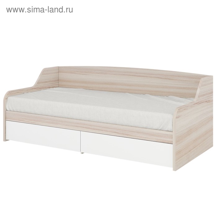 Кровать с выдвижными ящиками 900 × 1900 мм, цвет карамель / белый кровать с выдвижными ящиками 900 × 1900 мм цвет карамель карамель