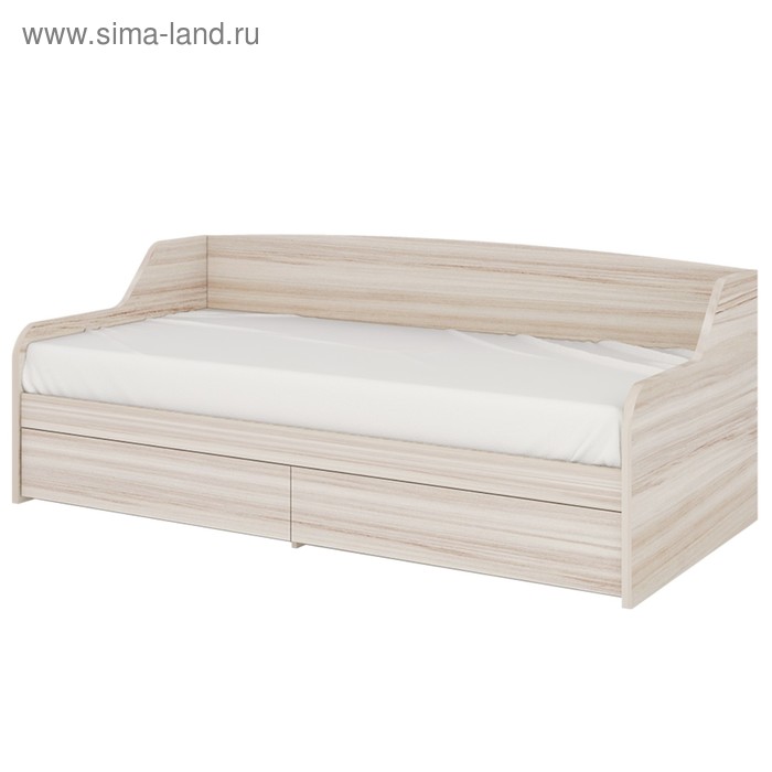 Кровать с выдвижными ящиками 900 × 1900 мм, цвет карамель / карамель комод 900 × 360 × 900 мм цвет карамель карамель