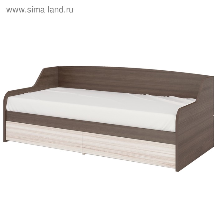 Кровать с выдвижными ящиками 900 × 1900 мм, цвет шамони / карамель кровать с выдвижными ящиками 900 × 1900 мм цвет карамель карамель