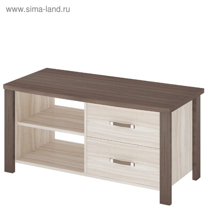 

Тумба под ТВ, 1100 × 480 × 520 мм, цвет шамони / карамель