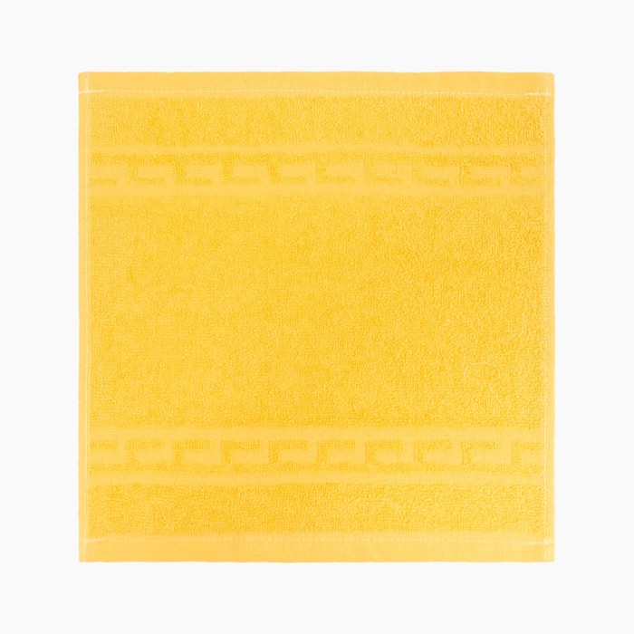 Полотенце Ocean 30х30 см (фас 10шт) жёлтый, хлопок 100%, 360 г/м2