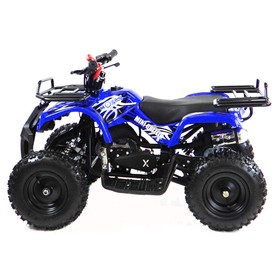

Квадроцикл детский бензиновый MOTAX ATV Х-16 Big Wheel с механическим стартером, синий