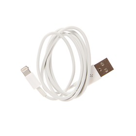 

Кабель Lightning - USB, 1.5 А, 1 м, укрепленные коннекторы, белый