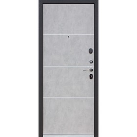 

Дверь входная 9 см Бруклин Бетон пепельный 2050x960 (левая)