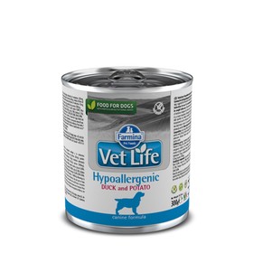 

Влажный корм Farmina Vet Life Dog гипоаллергенный с уткой и картофелем, 300 г