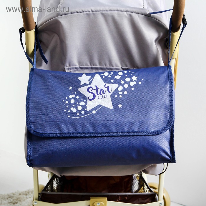 фото Сумка-органайзер для коляски и санок "little star", цвет синий крошка я