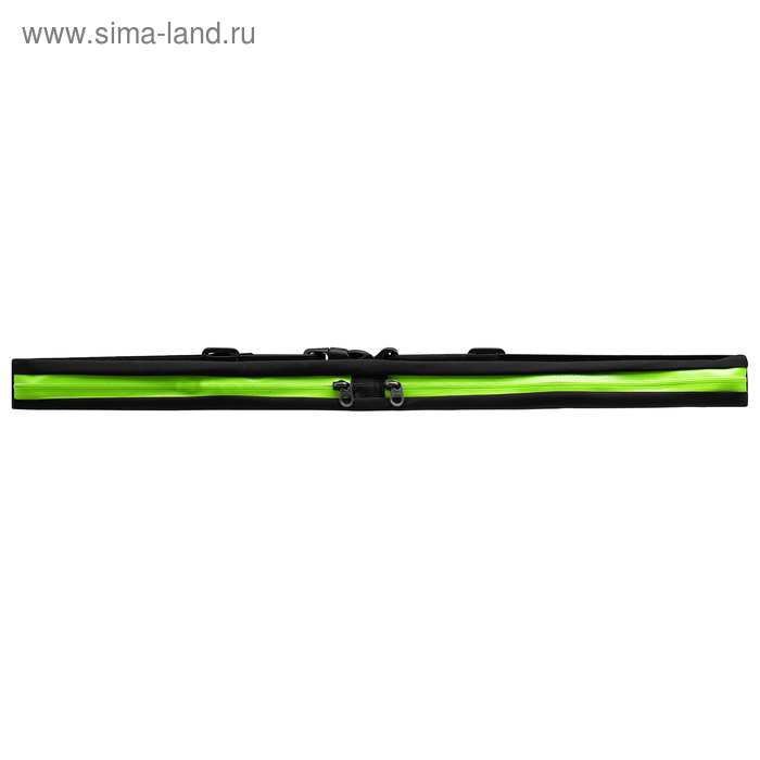 фото Сумка спортивная на пояс 45х3 см, 2 кармана, цвета микс