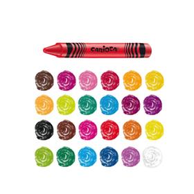 

Мелки восковые 24 цвета Carioca Wax Crayons, диаметр 8 мм, круглые, в картонной коробке