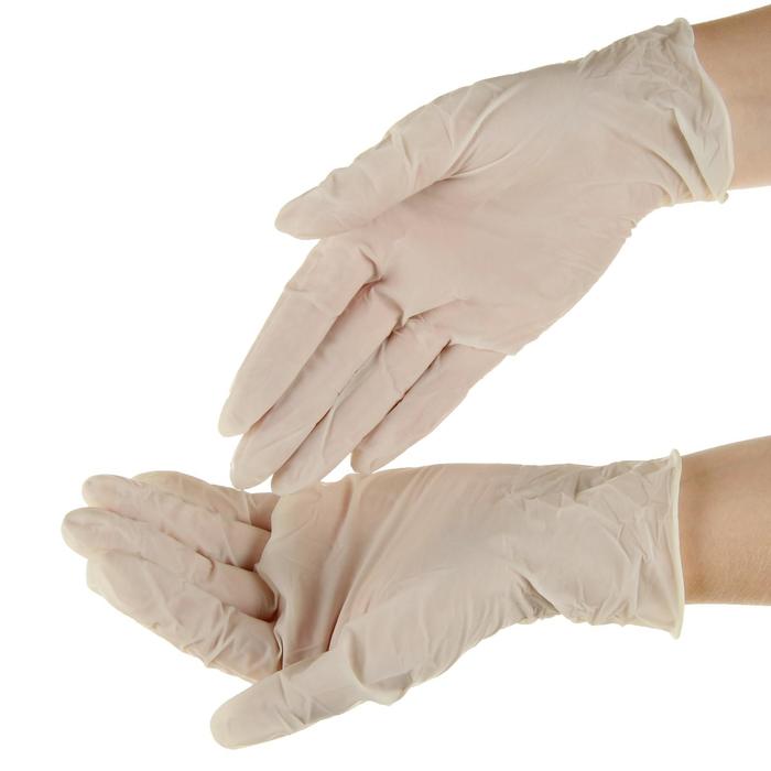 фото Перчатки смотровые top glove латексные, нестерильные, опудренные. р-м фарм-глобал
