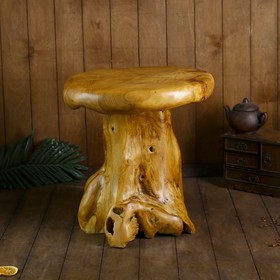 

Стол интерьерный из корня дерева тик, 50 см