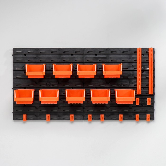 фото Органайзер настенный с лотками, цвет оранжевый idea