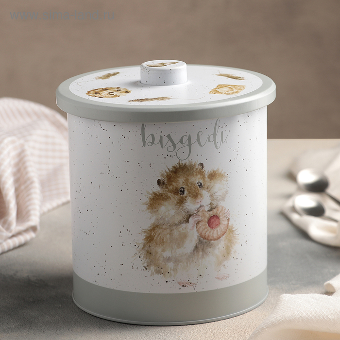 

Банка для сыпучих продуктов «Бисквит», 15×19,5 см