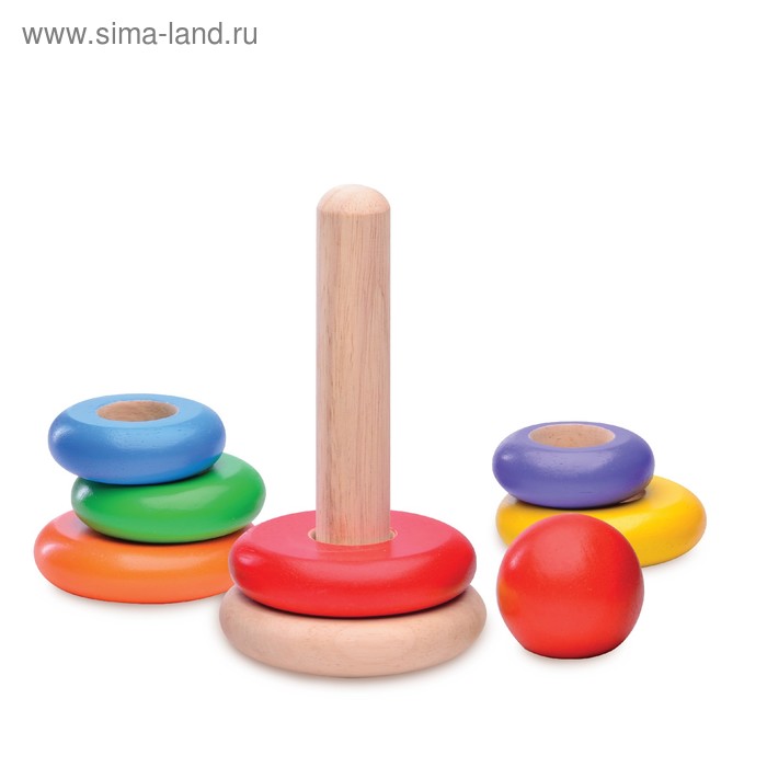 

Деревянная игрушка «Пирамидка-неваляшка»