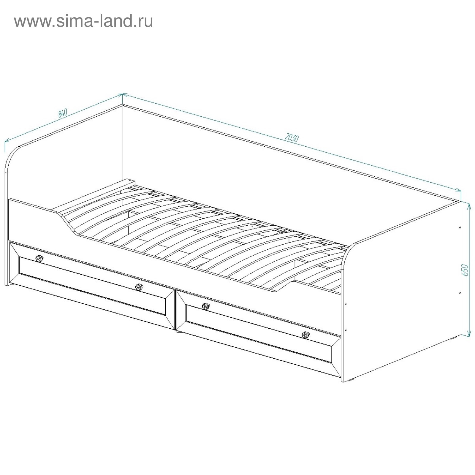 Кровать кр 36 ривьера