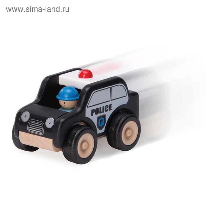 фото Деревянная игрушка miniworld «полицейский патруль» wonderworld
