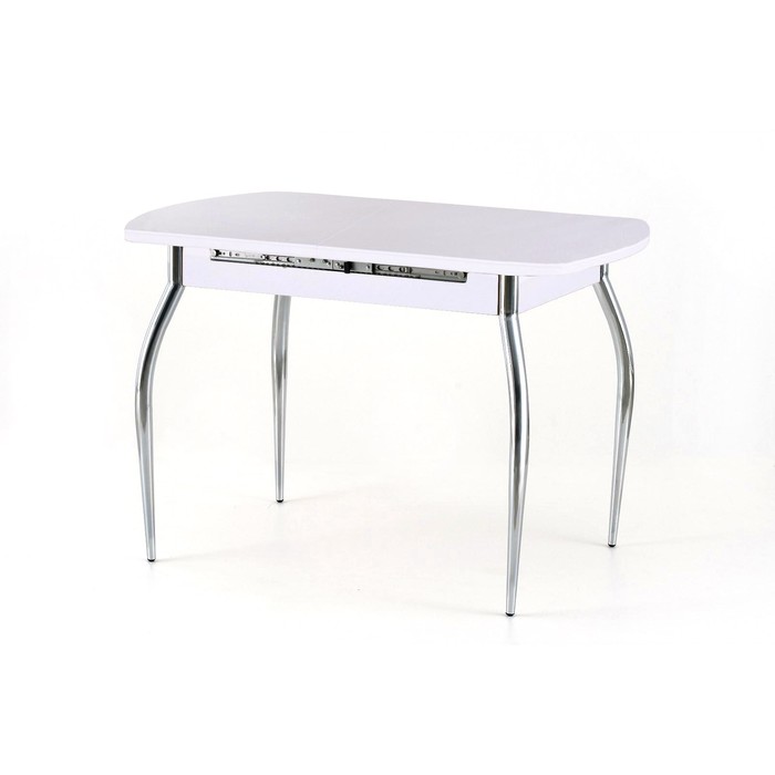 Стол раздвижной «Вегас-1.5», 1100(1450) × 700 × 750 мм, цвет белый комплект вегас new стол 1100 1450 × 700 × 750 мм 4 стула цвет венге
