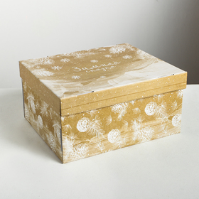 Складная коробка «Зимняя сказка», 31,2 × 25,6 × 16,1 см Ош
