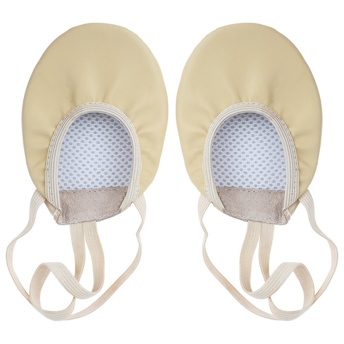 

Получешки, натуральная кожа, цвет бежевый, размер S