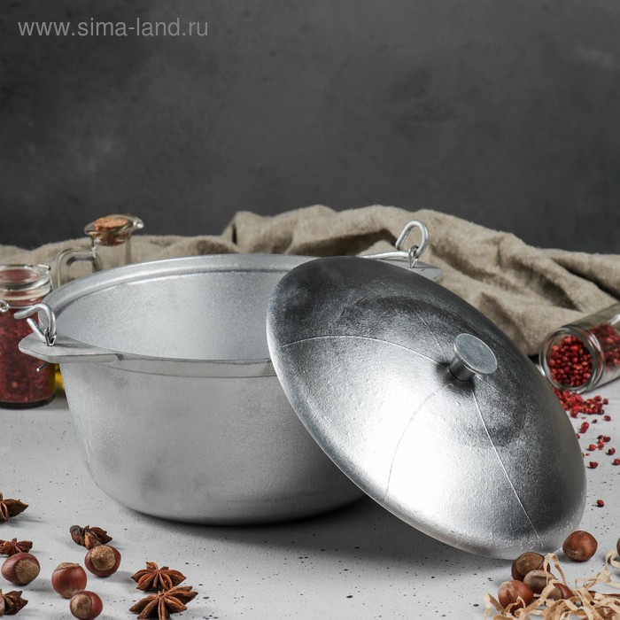 

Казан алюминиевый "Рыбацкий", с крышкой, 3 л