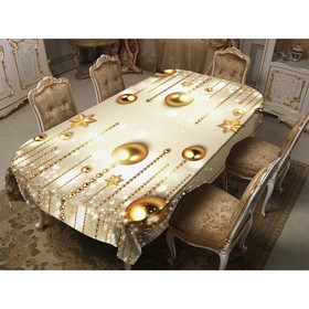 

Скатерть Бусы 120х150 см, габардин, 100% п/э, 150гр/м2