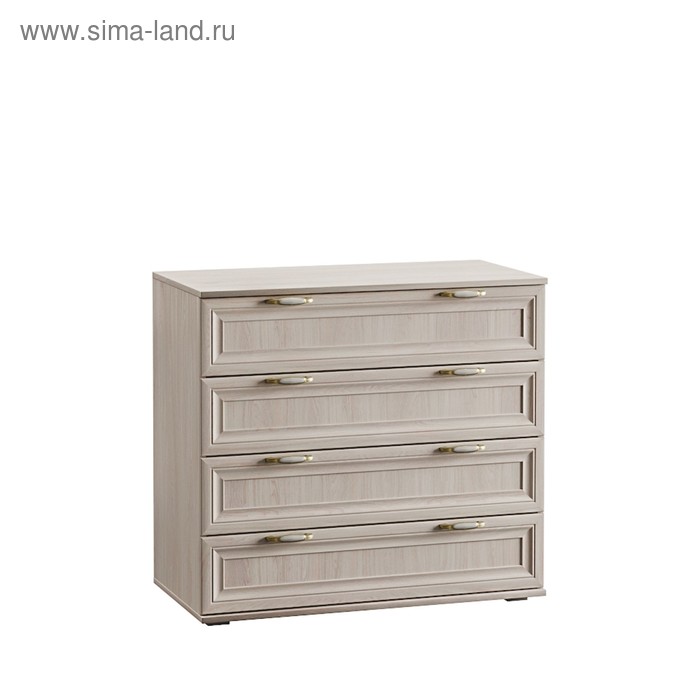 

Комод Бьянка 1/4, 898х452х822, Ясень анкор светлый
