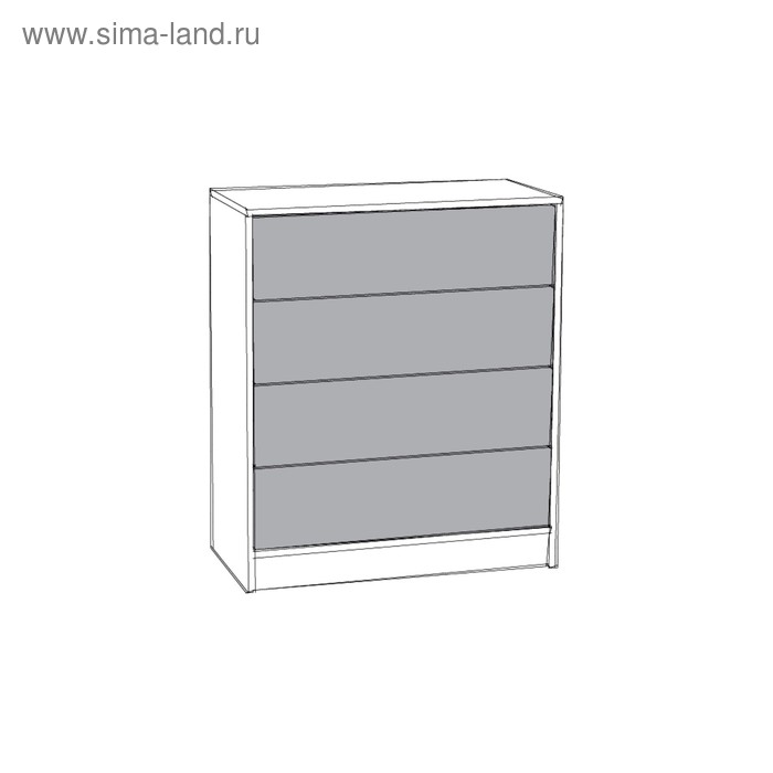 

Комод Глория 2, 753х360х886, Дуб сонома