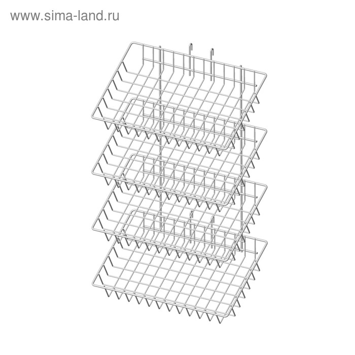 

Блок-мастер 4 корзины, цвет белый