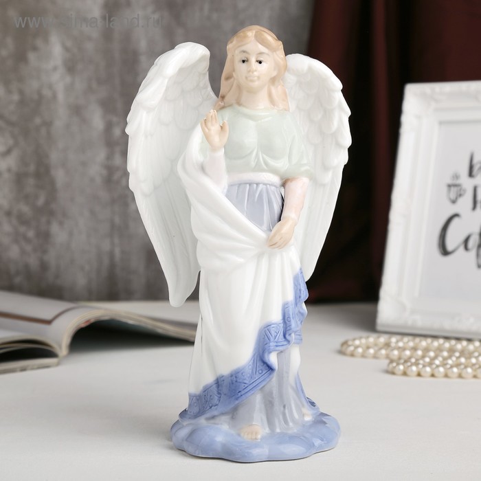 Ангелочки и эльфы  Сима-Ленд Сувенир керамика Девушка-ангел 20х8х10,5 см