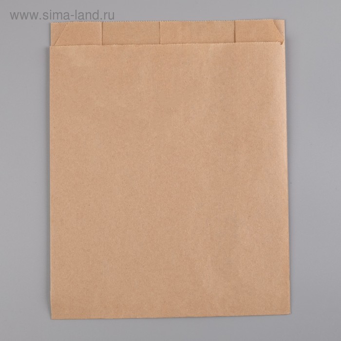 Пакет бумажный фасовочный, крафт, V-образное дно 25 х 20 х 9 см, пакет крафт бумажный фасовочный прямоугольное дно 32 х 18 х 34 см