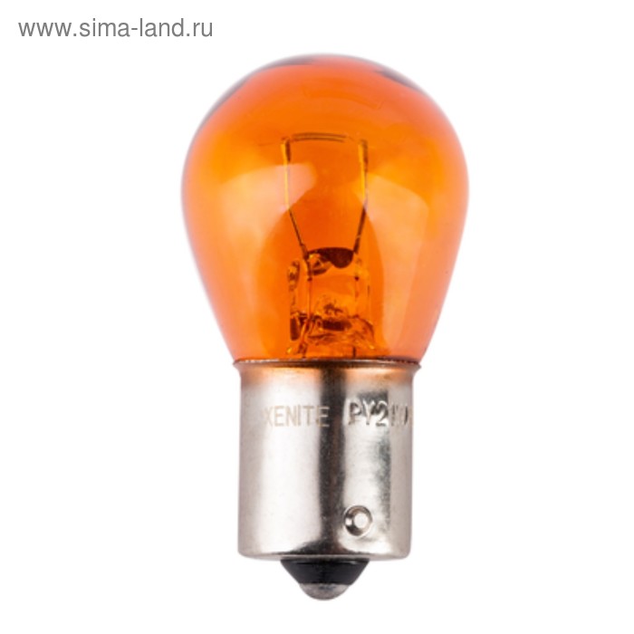 Лампа автомобильная Xenite PY21W (BAU15s) 12V LONG LIFE(желт), 2 шт