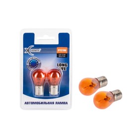 

Лампа автомобильная Xenite PY21W (BAU15s) 12V LONG LIFE(желт), 2 шт