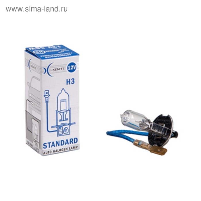 фото Лампа автомобильная xenite standart h3 (pk22s)