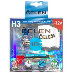 

Лампа автомобильная H3 33251 NENDW 12V 55W CELEN HOD Night Ending (синяя) + 50% яркости