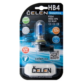 

Лампа автомобильная HB4 4006 SPB 12V 55W CELEN, Halogen Sapphire + 35% Long life, UV-stop