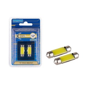 

Лампа светодиодная Xenite COB 36mm (T11/C5W) 9-15V (Яркость 80Lm) уп., 2 шт