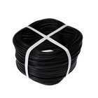 Провод Luazon Lighting ШВВП, 2х0.5 мм2, 100 м, черный, ГОСТ