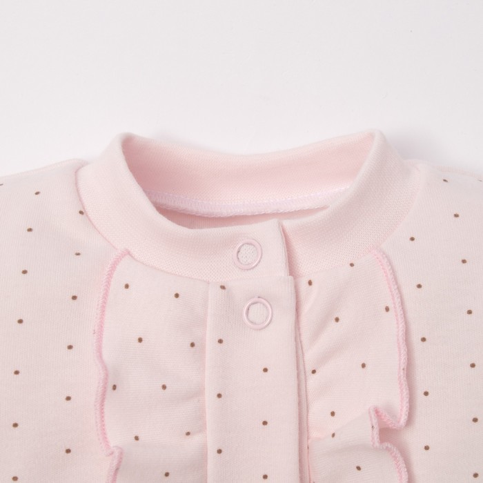 фото Комбинезон крошка я, цвет розовый, размер 22, рост 62-68см